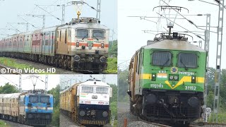 1st ELECTRIC Run of Nanded - Pune Express | WAP 7, WAP 4 \u0026 WAG 9 ERA Begins in NED | Indian Railways