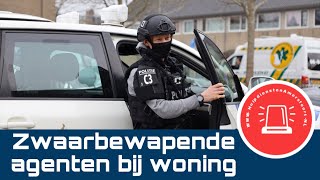 Zwaarbewapende agenten bij woning in Amersfoort | HDA Media