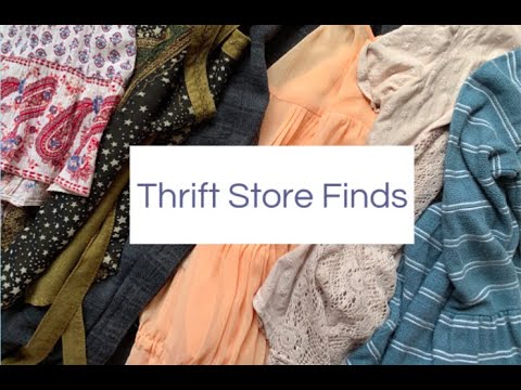 Shopping Second-Hand // Thrift Store Finds!! - YouTube