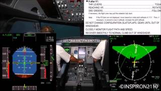 AIRBUS A320 WIND SHEAR DURING TAKE OFF