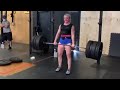 17 year old girl deadlifts 347 lbs 158 kg for 3 reps with ease