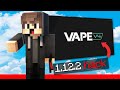 using vape client on minecraft 1.12.2 (cubecraft cheating)