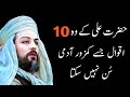 Hazat Ali 10 Quotes which A week person cannot hear | Saleheen-Qoutes