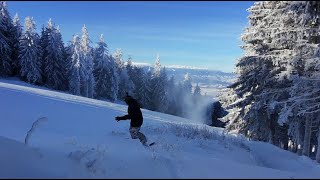 (SNOWBOARDING) Testing the new DJI Neo