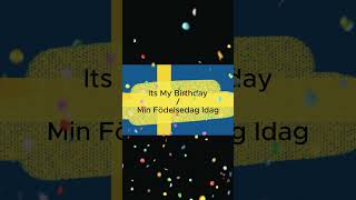 Min Födelsedag/My Birthday :)) #birthday