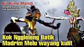 Batik Madrim Melu wayangan Lucu Ngetokne Ajine Tokoh Wayang Kalah #Ki.SenoNugroho