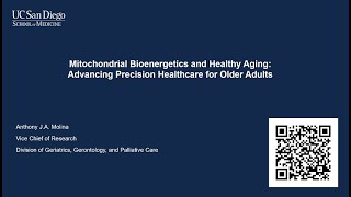 Anthony, Molina, PhD - Mitochondrial Bioenergetics Healthy Aging: Advancing Precision Healthcare