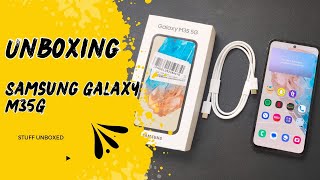 Unboxing Samsung Galaxy M35 5G (Thunder Grey,6GB RAM,128GB Storage)| \u0026 Vivo v 30e 5g Cover.