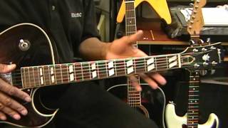 How To Play A Jazz Guitar Solo On One Fret @EricBlackmonGuitar