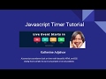 Learn JavaScript by creating a Timer or Countdown Clock with HTML and CSS Styling