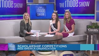 Miss Rhode Island, Caroline Parente, and Miss Rhode Island's Teen, Mia Daley visit the show