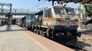 4500HP WDP4D ACCELERATES WITH 12071 HINGOLI DECCAN JANSHATABDI || INDIAN RAILWAYS ||