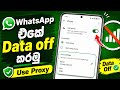 How To off whatsapp Data connection🛜.| Hide Delivered tick in whatsapp.| sinhala tutorial.