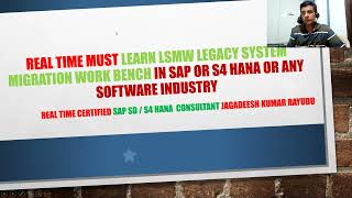 LSMW PART2 DETAILED IN ECC OR S4 HANA FOR ALL SAP FOLKS LIVE DEMO RECORDING