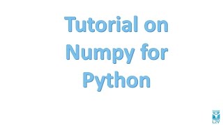 Numpy for Python (part 1)