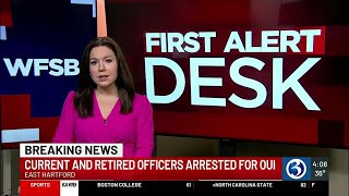 Current and retired East Hartford officers arrested for DUI