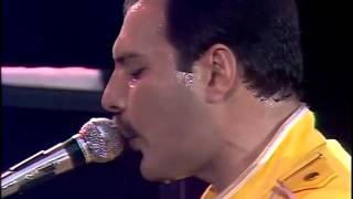 Queen - Lap of the gods & Seven seas of rhye (Live at Wembley)