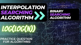 Interpolation search algorithm THE ULTIMATE SEARCHING ALGORITHM️‍🔥️‍🔥