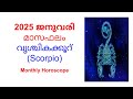 2025 january monthly horoscope malayalam വൃശ്ചികക്കൂറ് മാസഫലം vishakam anizham thriketta