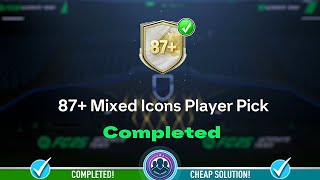 87+ Mixed Icons Player Pick Opened! - Cheap Solution \u0026 SBC Tips - FC 25