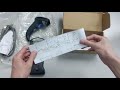 unboxing datalogic qw2120 quickscan lite bar code scanner