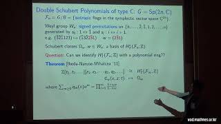 Matsumura, Tomoo (KAIST) / Equivariant Giambelli formula for isotropic flag varieties /2014-08-07