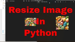 Python image processing tutorial for beginners / Resize image in Python code