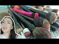 Decluttering My Makeup Brushes… 50% Gone! FionaFrills Vlogs