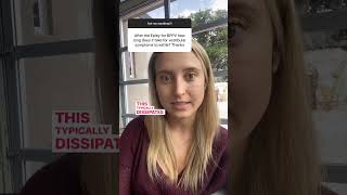 After the Epley for BPPV, how long does it take for vestibular symptoms to settle?