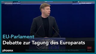 Europaparlament: Debatte zur Tagung des Europarats