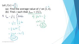 6 5 Average Value Example