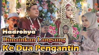 MADIHIN \u0026 SYAIR DO'A UNTUK PENGANTIN_Viral Pengantin Mainkan Musik Hadroh