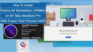 Fedora 36 Workstation ARM64 - Apple Silicon M1- VMware Fusion Tech Preview 22H2