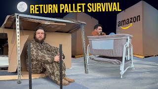 1v1 Amazon Return Pallet Overnight Survival Challenge!