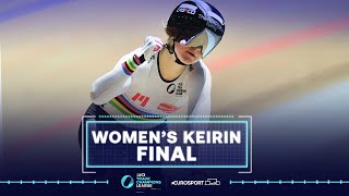 Lea Friedrich claims Keirin win with solid performance | UCI Track Champions League - Panevézys