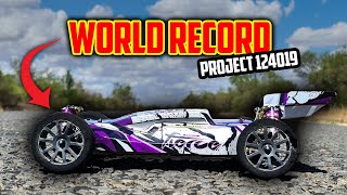 WORLDS FASTEST WLTOYS 124019 Project! 130KMH! 3S SPEED RUN - 5400kv Hobbywing