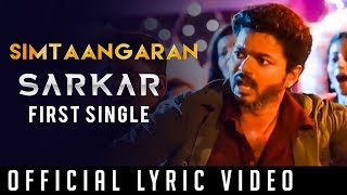 SIMTAANGARAN Official Lyric Video - Sarkar | Review & Reaction | Vijay's Thalapathy 62