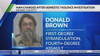 Meade County man accused of strangling woman at a Dollar General