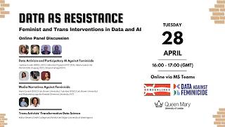 Panel Discussion Data As Resistance