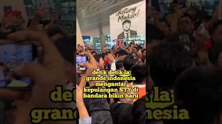 detik detik la grande indonesia mengantar kepulangan STY di bandara bikin haru