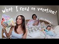 what I read in a week on vacation! 📖 new 5 star read!? ✨ *reading vlog*