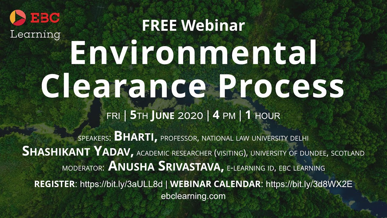 Environmental Clearance Process | #EBCLearning.com - YouTube