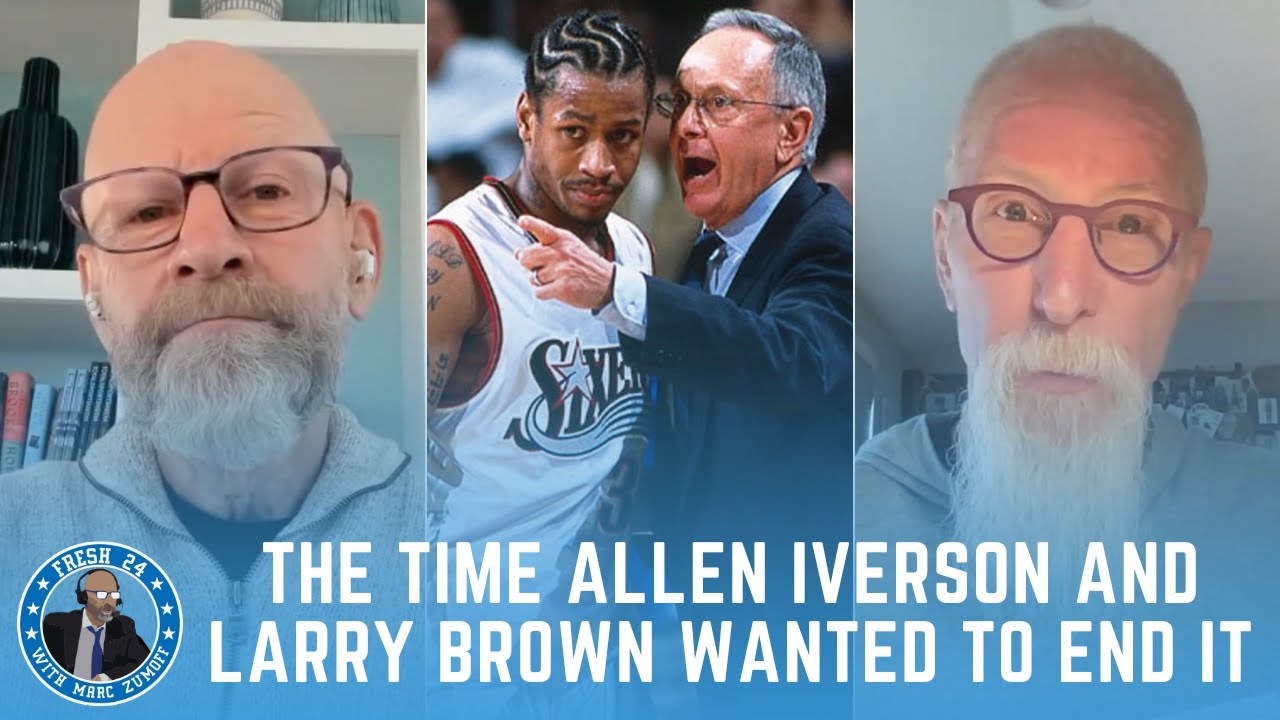 Allen Iverson And Larry Brown | Inside The Sixers Meeting When Ego ...