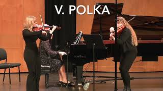 Shostakovich 5 Pieces For 2 Violins and Piano (IV. Waltz, V. Polka)