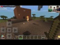 【マインクラフトpe】新サバイバル 2 初めての夜 無事にこせるか 【ヒカキンゲームズ with google play】