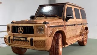 Wooden Mercedes-Benz G63 AMG 2021- Wood Carving By Best and Amazing Artist | Glam & Care |