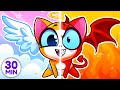 Angel or Demon Baby? Funny Kids Cartoons about Family, Siblings & Good Habits | Purr-Purr Stories