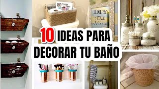 10 IDEAS PARA DECORAR TU BAÑO CON RECICLAJE | SHOW DE MANUALIDADES