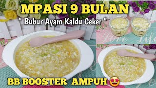 BUBUR BAYI 9 BULAN | MPASI 9 BULAN  | MPASI PENAMBAH BERAT BADAN | MPASI BUBUR AYAM