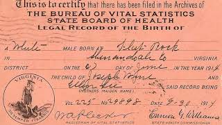 Texas Department State Health Services for Source of Birth Certificate